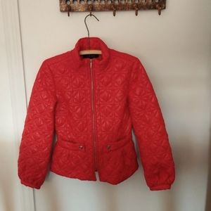 Nine West orange / fall puffer jacket***
